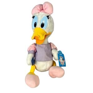 Vintage Daisy Duck Plush 12” Applause Disney Mickey & Pals 90s Stuffed Toy Tags